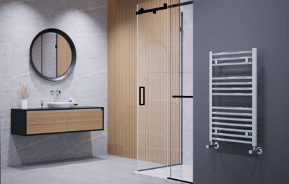 Titan Håndklædetørrer 400x800 Krom