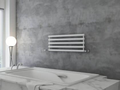 Paris håndklædetørrer 900x340 hvid