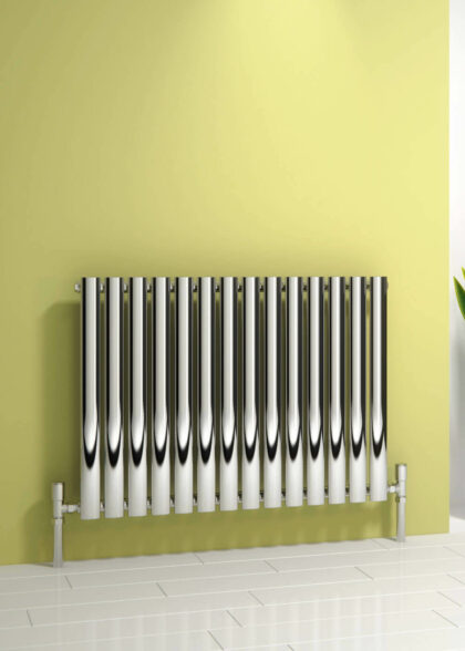 Nerox Horisontal Single Radiator Poleret Stål