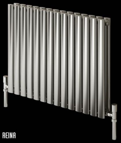 NEROX DOBBEL BØRSTET STÅL RADIATOR-2754