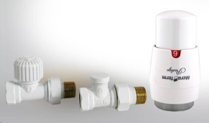 PRESTIGE LIGE TERMOSTAT VENTILSÆT I HVID-0