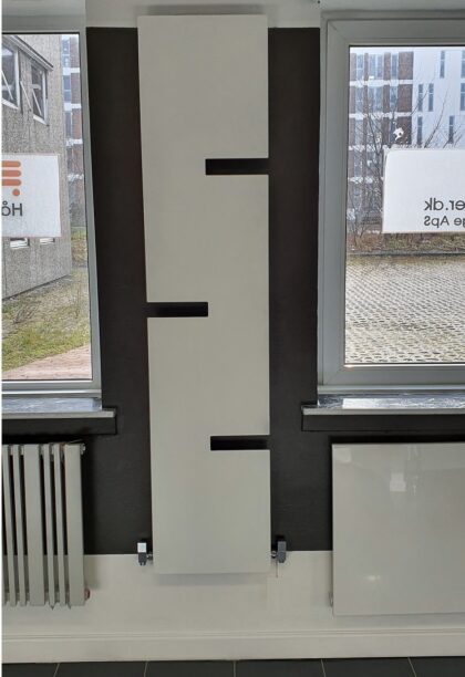 Fiore Vertikal Radiator Hvid