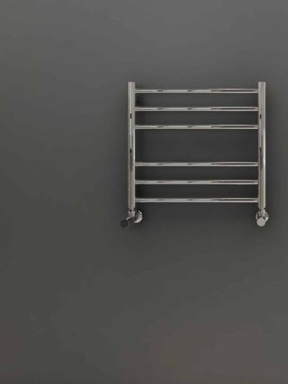 Luxor håndklædetørrer 600x450 rustfri stål