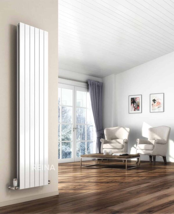 FLAT VERTIKAL DOBBELT RADIATOR-0