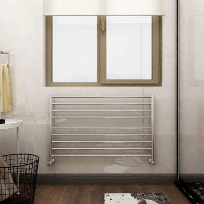 Luxor håndklædetørrer 800x600 rustfrit stål