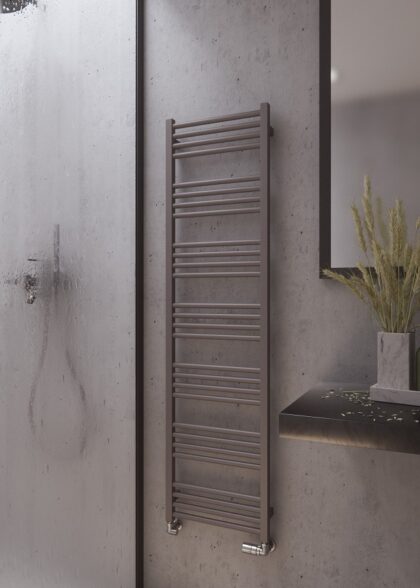 Fiona Håndklædetørrer 430x1620 Antracit
