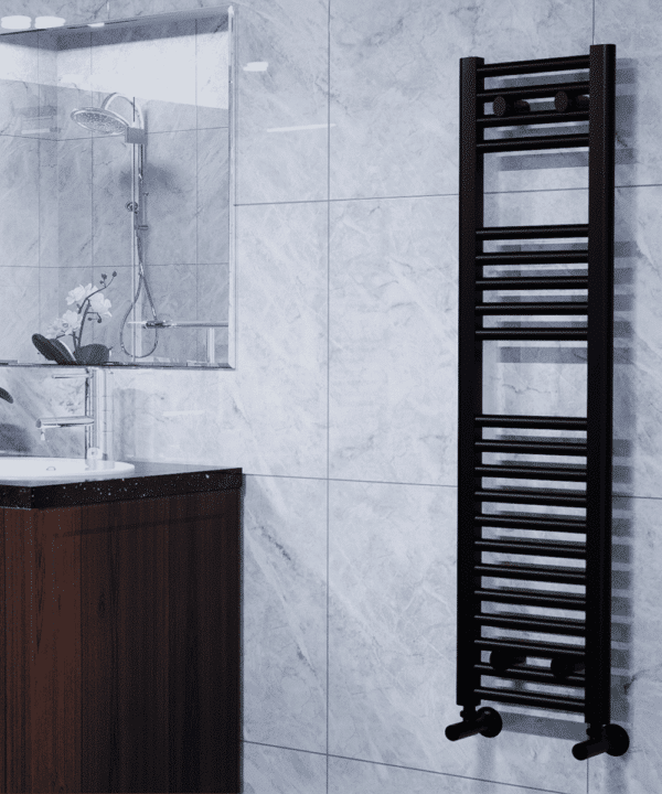 Titan Håndklædetørrer 300x1200 Sort