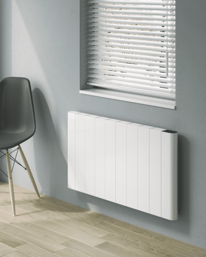 Maia Horisontal Elektrisk Radiator Hvid
